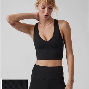 Aurora Crop Rib tank (Athleta)